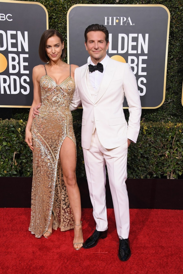 Bradley Cooper, Gucci, Irina Shayk, Golden Globes 2019, 76th edition, red carpet, best dressed, Hollywood,